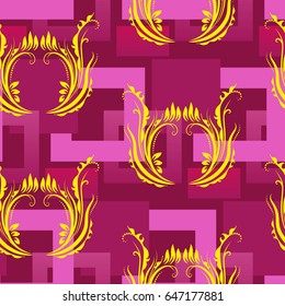Endless abstract pattern. Background texture.  Vector illustration.