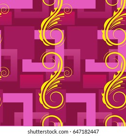Endless abstract pattern. Background texture.  Vector illustration.