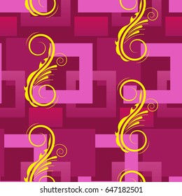 Endless abstract pattern. Background texture.  Vector illustration.