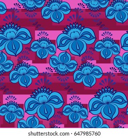 Endless abstract pattern. Background texture.  Vector illustration.