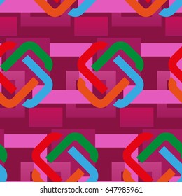 Endless abstract pattern. Background texture.  Vector illustration.