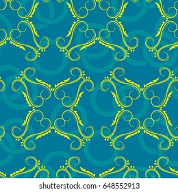 Endless abstract pattern. Background texture.  Vector illustration.
