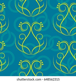 Endless abstract pattern. Background texture.  Vector illustration.