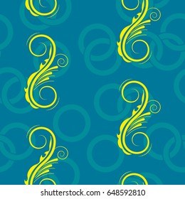 Endless abstract pattern. Background texture.  Vector illustration.