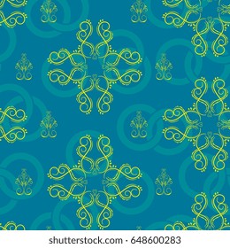 Endless abstract pattern. Background texture.  Vector illustration.