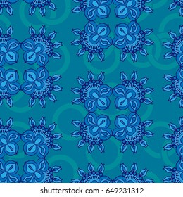 Endless abstract pattern. Background texture.  Vector illustration.