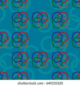 Endless abstract pattern. Background texture.  Vector illustration.
