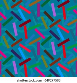 Endless abstract pattern. Background texture.  Vector illustration.