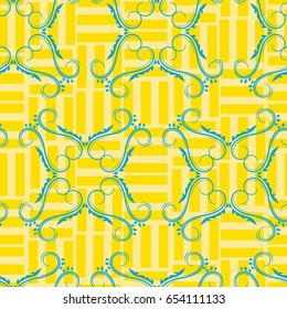 Endless abstract pattern. Background texture.  Vector illustration.