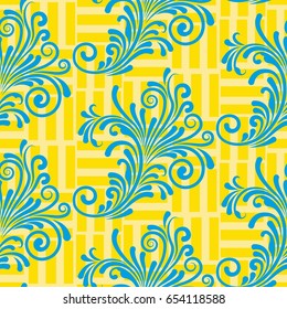 Endless abstract pattern. Background texture.  Vector illustration.