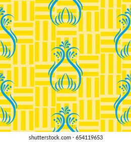 Endless abstract pattern. Background texture.  Vector illustration.