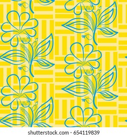 Endless abstract pattern. Background texture.  Vector illustration.
