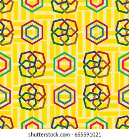 Endless abstract pattern. Background texture.  Vector illustration.