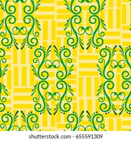 Endless abstract pattern. Background texture.  Vector illustration.