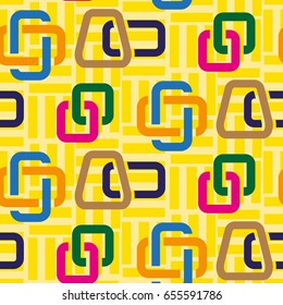 Endless abstract pattern. Background texture.  Vector illustration.