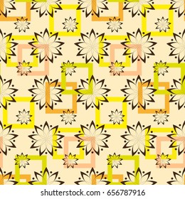 Endless abstract pattern. Background texture.  Vector illustration.