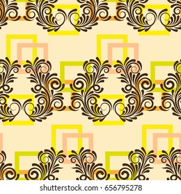 Endless abstract pattern. Background texture.  Vector illustration.