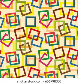 Endless abstract pattern. Background texture.  Vector illustration.