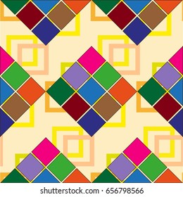 Endless abstract pattern. Background texture.  Vector illustration.