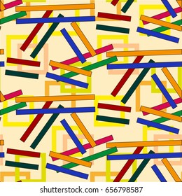 Endless abstract pattern. Background texture.  Vector illustration.