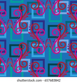 Endless abstract pattern. Background texture.  Vector illustration.