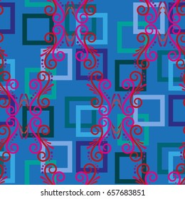Endless abstract pattern. Background texture.  Vector illustration.