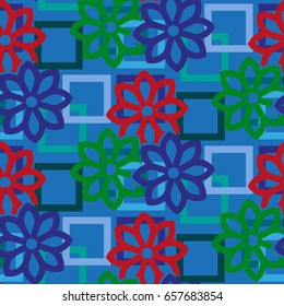 Endless abstract pattern. Background texture.  Vector illustration.