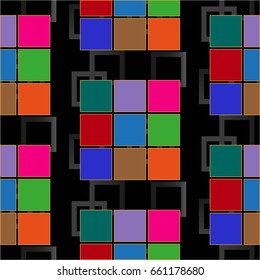 Endless abstract pattern. Background texture.  Vector illustration.