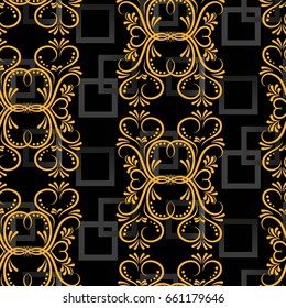 Endless abstract pattern. Background texture.  Vector illustration.