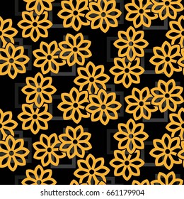 Endless abstract pattern. Background texture.  Vector illustration.