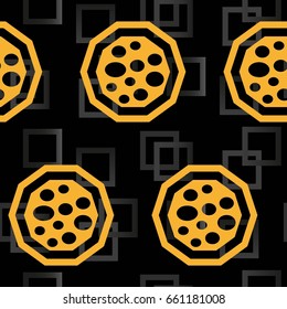 Endless abstract pattern. Background texture.  Vector illustration.