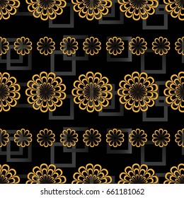 Endless abstract pattern. Background texture.  Vector illustration.