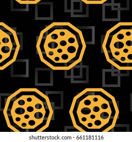 Endless abstract pattern. Background texture.  Vector illustration.