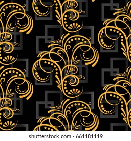 Endless abstract pattern. Background texture.  Vector illustration.
