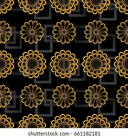 Endless abstract pattern. Background texture.  Vector illustration.