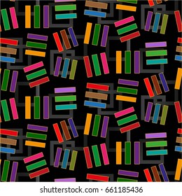 Endless abstract pattern. Background texture.  Vector illustration.