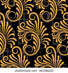 Endless abstract pattern. Background texture.  Vector illustration.