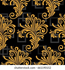 Endless abstract pattern. Background texture.  Vector illustration.