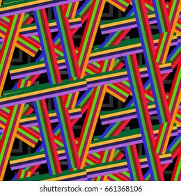 Endless abstract pattern. Background texture.  Vector illustration.