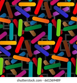 Endless abstract pattern. Background texture.  Vector illustration.