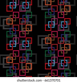 Endless abstract pattern. Background texture.  Vector illustration.