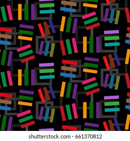 Endless abstract pattern. Background texture.  Vector illustration.