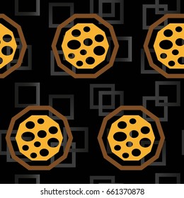 Endless abstract pattern. Background texture.  Vector illustration.