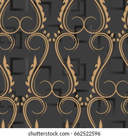 Endless abstract pattern. Background texture.  Vector illustration.
