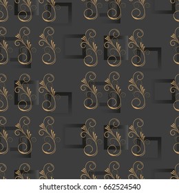 Endless abstract pattern. Background texture.  Vector illustration.