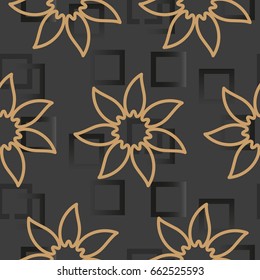 Endless abstract pattern. Background texture.  Vector illustration.