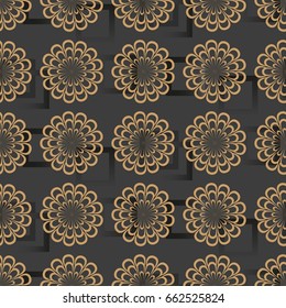 Endless abstract pattern. Background texture.  Vector illustration.