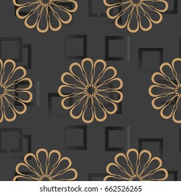Endless abstract pattern. Background texture.  Vector illustration.