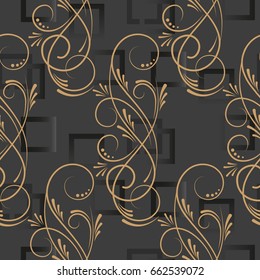 Endless abstract pattern. Background texture.  Vector illustration.