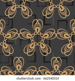 Endless abstract pattern. Background texture.  Vector illustration.